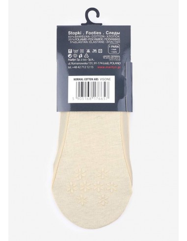 Stopalke Lux Line iz bombaža (ABS)