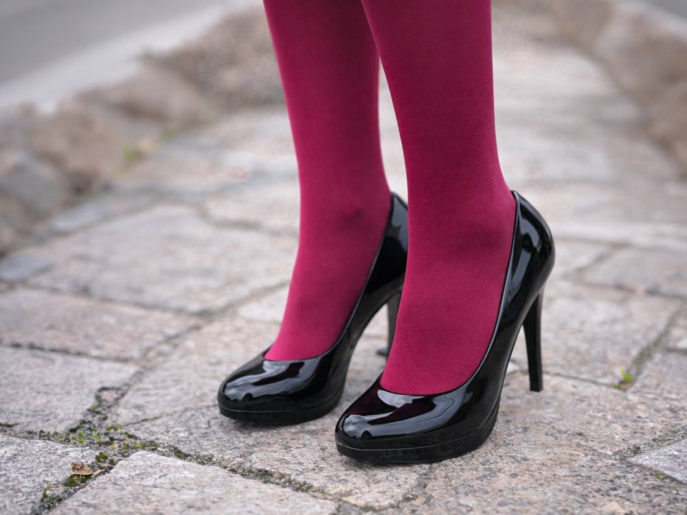 Nogavice, ki jih lahko nosiš elegantno ali za prosti čas. 