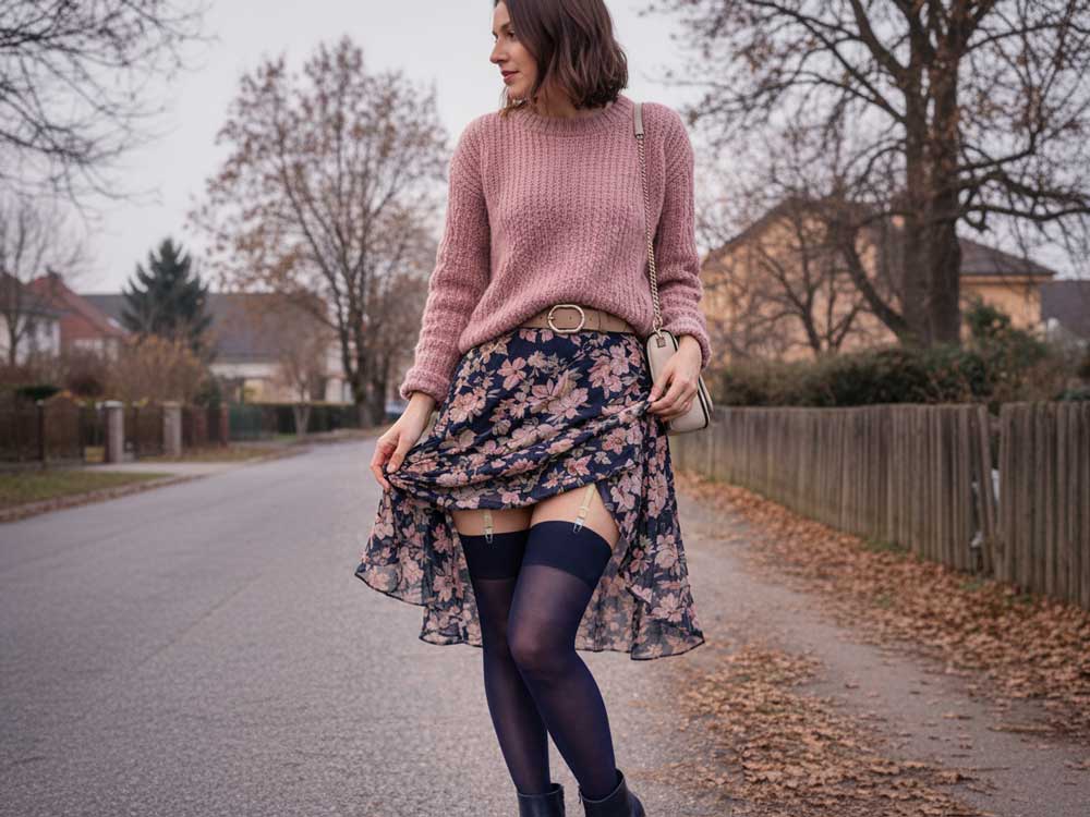 Lahkotne in zapeljive nogavice.